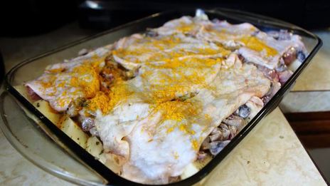 картофель курино-грибной