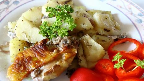 картофель курино-грибной