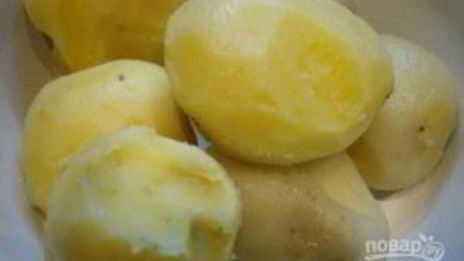 картофель под молочным соусом