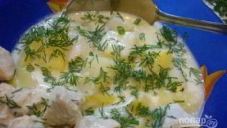 картофель под молочным соусом