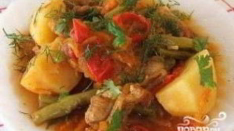 картофель с говядиной