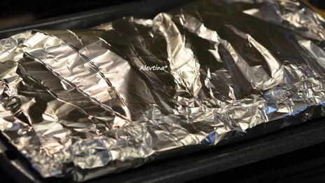 картофель с перцами в фольге