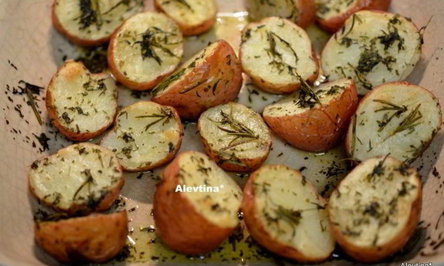 Рецепт картофеля с травами