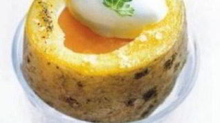 Картофель с желтком