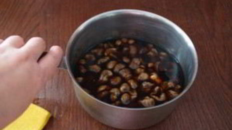 картофель в духовке с белыми грибами и беконом