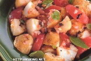 Картофель в итальянской заправке