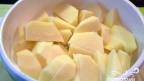 картофель в сливочном соусе