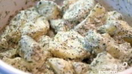 картофель в сливочном соусе