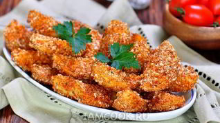 Картофель в сырно-пряной панировке