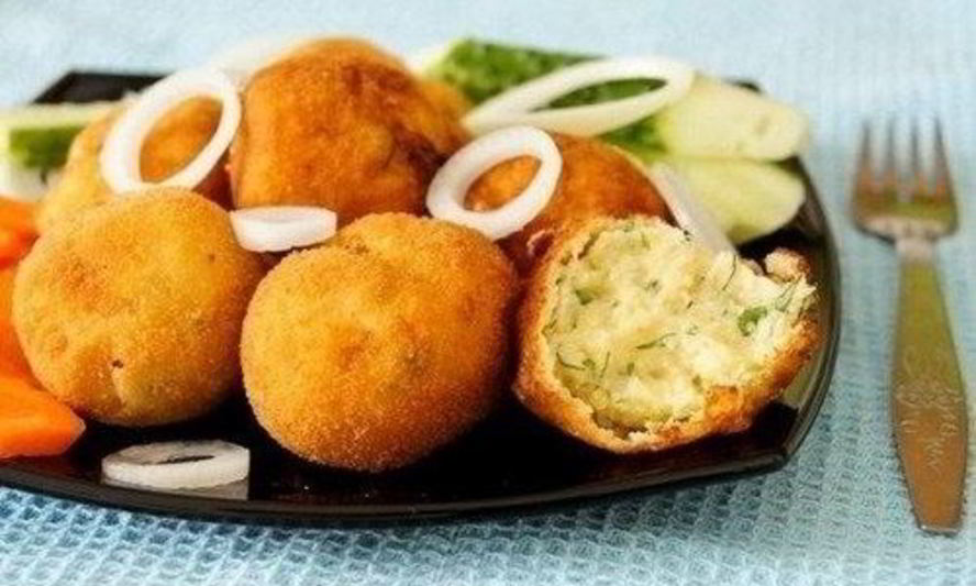 Рецепт картофельных крокетов с манкой и зеленью