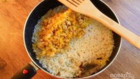 морковный рис на гарнир