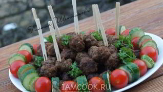 Мясные крокеты из телятины с тыквой