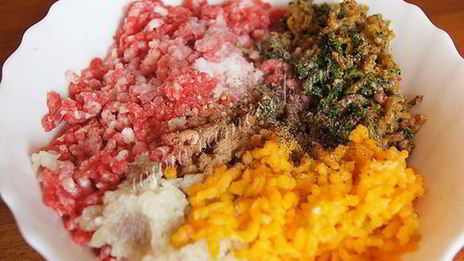 мясные крокеты из телятины с тыквой