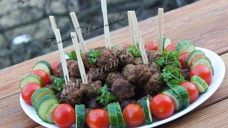 мясные крокеты из телятины с тыквой