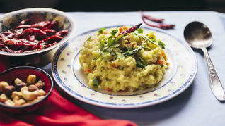 Острый рис на кокосовом молоке