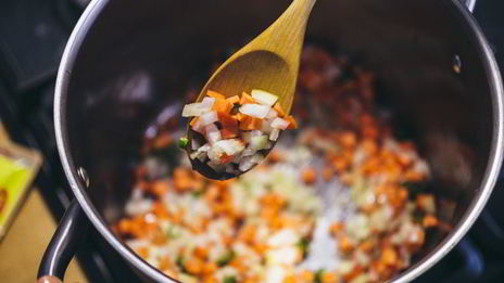 острый рис на кокосовом молоке