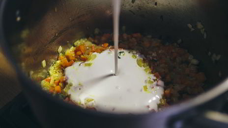 острый рис на кокосовом молоке