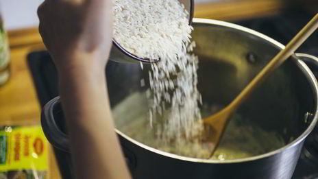 острый рис на кокосовом молоке