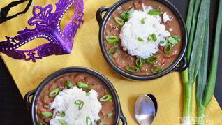 Рис с фасолью