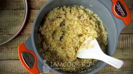 рис с луком