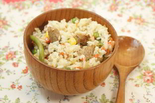 Рис с мясом Конфетти