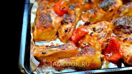 рис с овощами и курицей