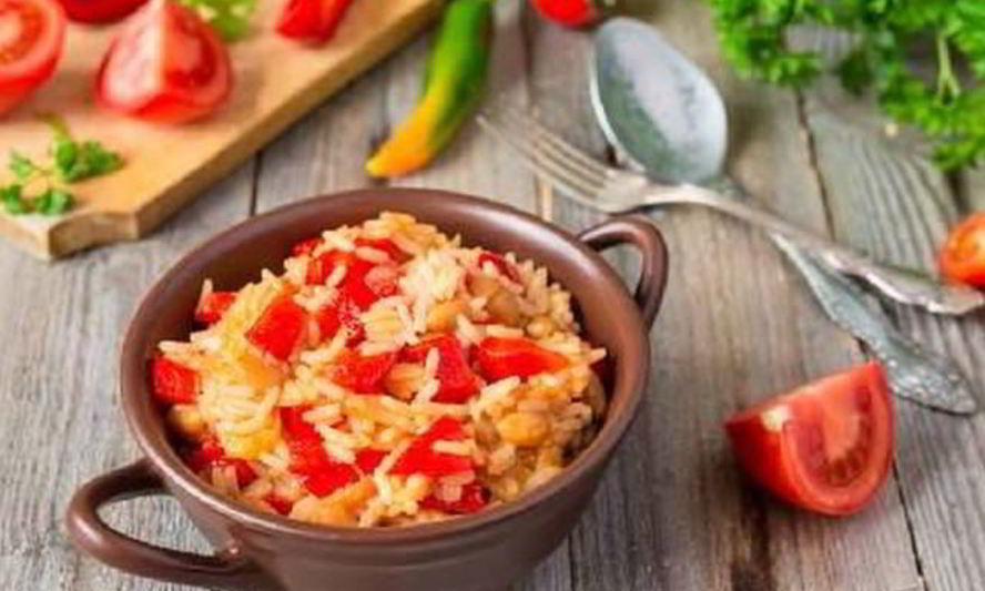 Рецепт риса с овощами