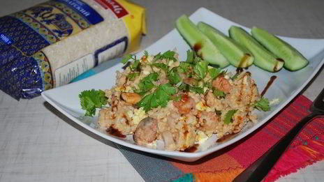 жареный рис с морепродуктами