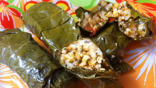 Долма в виноградных листьях