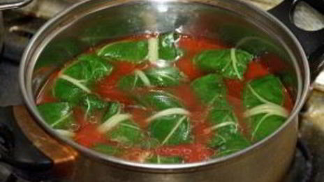 голубцы из мангольда