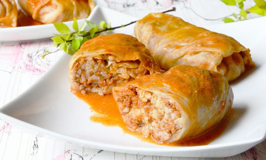 Рецепт голубцов с фаршем и рисом в кастрюле