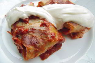 Голубцы с гречкой и грибами