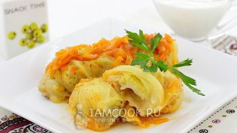 голубцы с картошкой