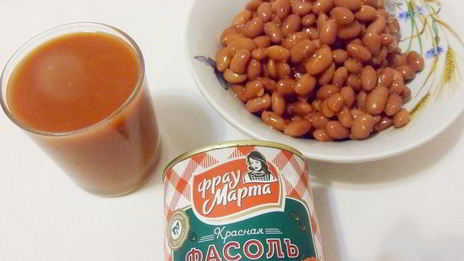 голубцы с консервированной фасолью и грибами