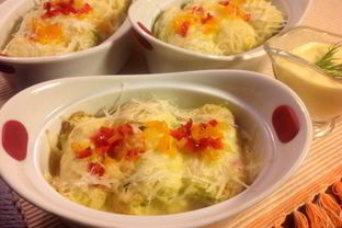 Голубцы с кускусом и семгой