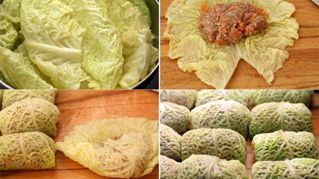 голубцы с мясом