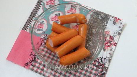 голубцы с сосисками и сыром