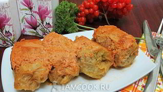 Голубцы в духовке на противне