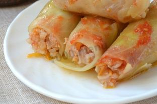 Голубцы в микроволновке