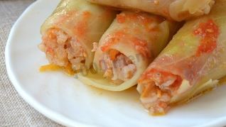 Голубцы в микроволновке