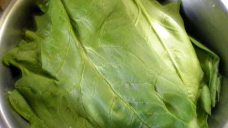 голубцы в шпинате