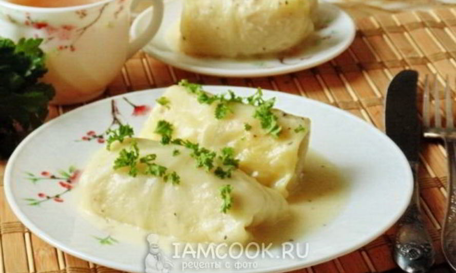 Рецепт голубцов в сметанном соусе