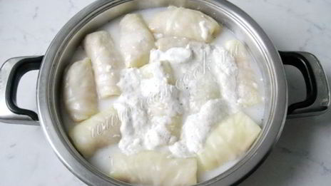 голубцы в сметанном соусе