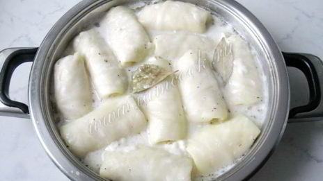 голубцы в сметанном соусе