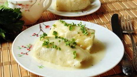 голубцы в сметанном соусе