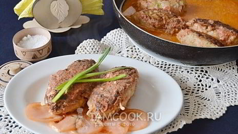 ленивые голубцы на сковороде