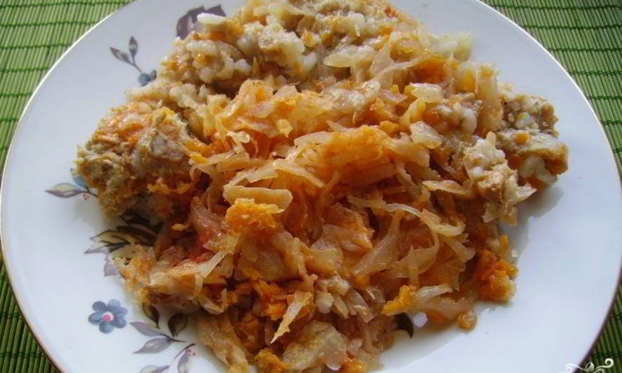 Рецепт ленивых голубцов слоями