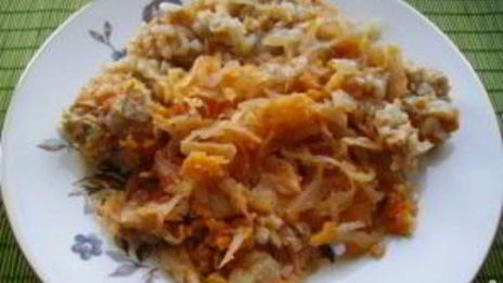 ленивые голубцы слоями