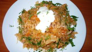 Ленивые голубцы в мультиварке