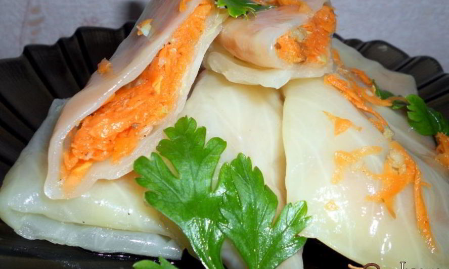 Рецепт овощных голубцов маринованных